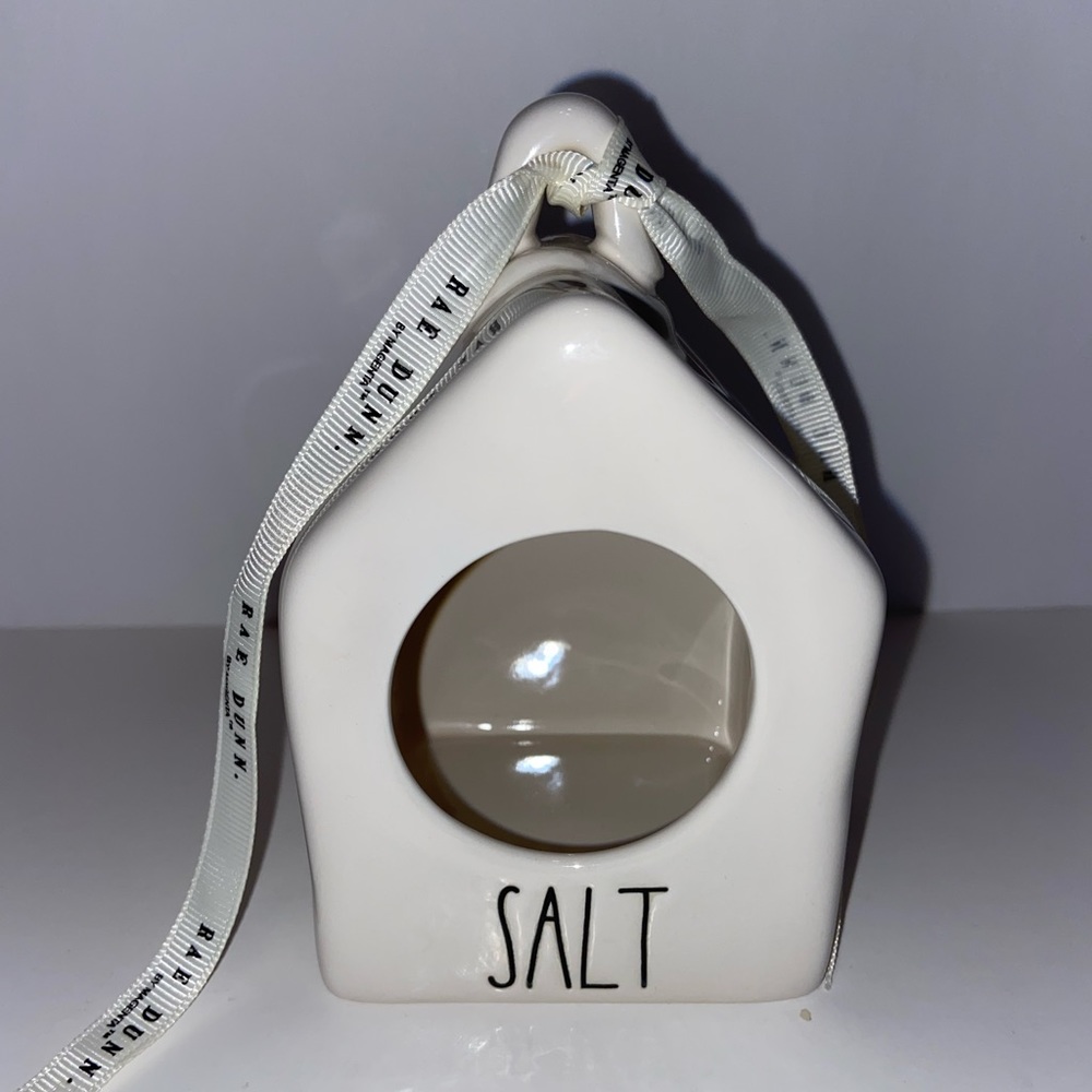Rae Dunn Salt Pig Farmhouse Birdhouse Shape (no Spoon)